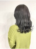 暗髪艶カラー