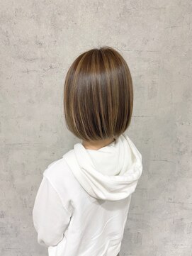 ブロッサム 池袋店(Blossom) ボブベース　ハイライト