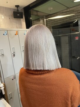 ラフ(LAFF) #黒髪#ボブルフ#ネビージュ#小顔#ワンレン