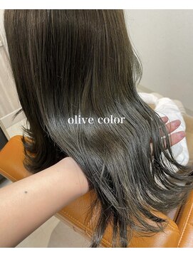 エクラートリアン 藤沢店(ECLART Lien) オリーブカラー[藤沢/髪質改善]