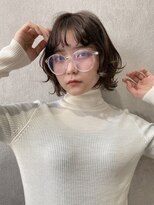 リアイス(Re:ICE) ショートボブウルフくせ毛風くるくるニュアンス毛先パーマ