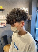 波巻きツイストスパイラルパーマツイストパーマスパイラルパーマ