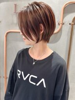 ロンド エスポワール 錦糸町(Lond espoir)&nbsp;斜めバングデザインカラーシルキーベージュ【錦糸町/ショート】