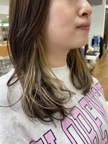 プランタン(Printemps)&nbsp;ナチュラルモードブラウンベージュイヤリングカラーウェーブ