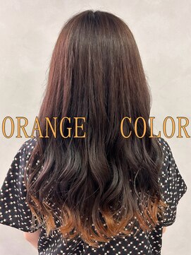 カノア(canoa) オレンジ裾カラー
