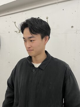 ウェルネス(Wellness) マッシュパーマウルフ波巻きハイライト62