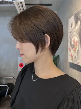 ブルックス ハイライト/ショート/ミニボブ/アッシュベージュ/クールショート