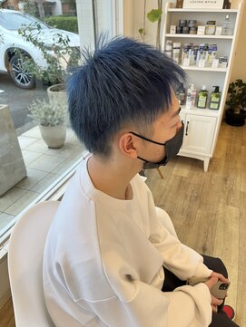 ルシードスタイル ムースユイット(LUCIDO STYLE mousse8) ブルーアッシュカラー