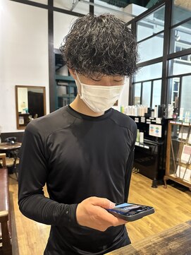 ダスティ穂高店 波巻きパーマ__メンズカット__メンズパーマ