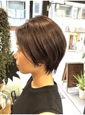 ★似合わせカットグレーベージュ髪質改善インナーカラー前髪