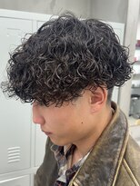 フィフス 名駅(fifth) プードルパーマメンズマッシュツーブロック束感メンズパーマ名駅