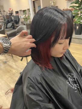 フリック(FLiC) 暖色インナーカラー