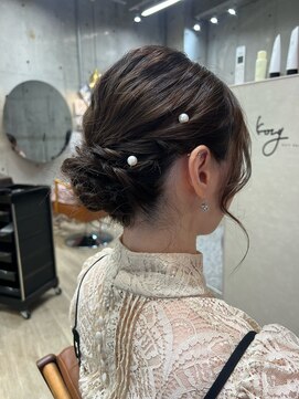 コージー(Kozy) ☆結婚式お呼ばれヘアアレンジ/ゆるふわアレンジ☆