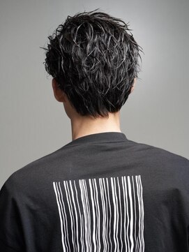 リップスヘアー 千葉(LIPPS hair) 黒髪ツイストオールバックヘア