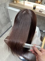 アリアバイエクラート 新宿南口店(ARiA by ECLART)&nbsp;レッドブラウン[髪質改善][縮毛矯正]