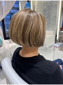 白髪ぼかしハイトーンカラー