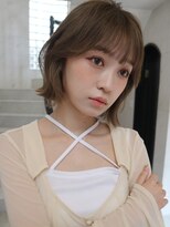 サイン 渋谷(SIGN)&nbsp;20代/タッセルボブ/レイヤーボブ/透明感カラー