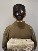 シニヨンヘアアレンジ