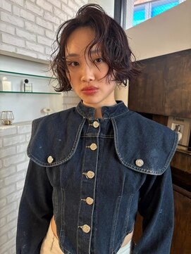 ダブミックス(DaB MIX) ボブパーマ/ミニボブ/ニュアンスパーマ/ラフパーマ/カット/