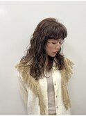 【e.dit tokyo aco】ニュアンスパーマベージュカラー