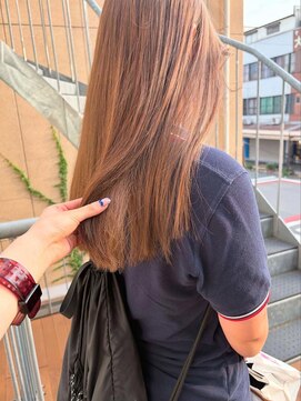 エムサロン 高崎あら町テラス店(emusalon) [mayuki]ベースのcolorはブリーチなしダブルカラーを