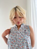 ガリカ 横浜(Gallica) ホワイトブロンド×レイヤーボブ