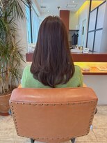 マーリャヘアー(mallia hair)&nbsp;レイヤースタイルレイヤーカットロングレイヤー小顔スタイル