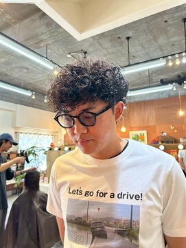 エディ(Edy) パーマスペインカールスキンフェード刈り上げ外国人風カーリー