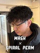 ルイ 京都烏丸店(Loui)&nbsp;マッシュ×縦落ちスパイラルパーマ