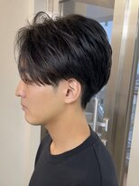 ガーデンタチカワネクスト(garden tachikawa next) 大人男子ナチュラルセンターパート毛流れパーマ似合わせ20代30代