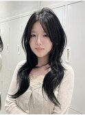 ハッシュカット×ダークグレージュ