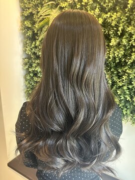 ノル(nol hair&spa) レイヤーカット×オリーブベージュカラー