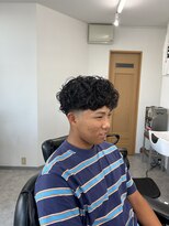 岡田理髪処 カーリーローフェード