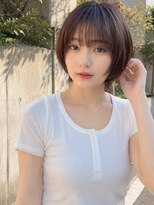 フリー(Free) 20代30代40代50代似合わせカットショートボブフレンチバング
