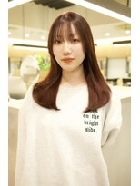 クレーデ ヘアーズ 五日市店(Crede hair's) 暖色カラー×ストレート