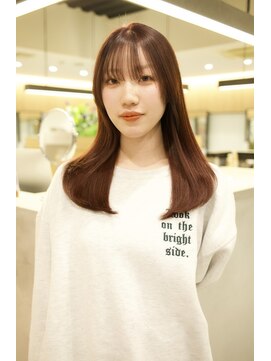 クレーデ ヘアーズ 五日市店(Crede hair's) 暖色カラー×ストレート