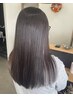 【サラ艶美髪ケア◎】カット+カラー+プラチナ美髪改善トリートメント