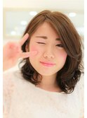 大人可愛いロングバング　ウォブ