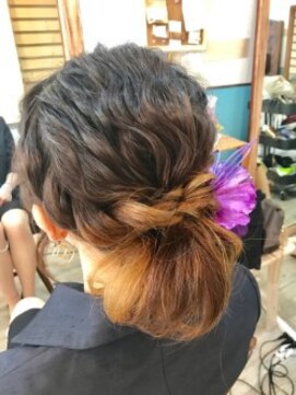 ロカット サロン(Roquat Salon) ボブでも可愛くアレンジ【ヘアセット　立川/立川南/八王子】