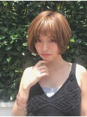 【LAIDBACK代官山】ナチュラルショートボブのニュアンスパーマ