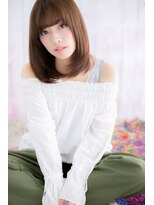 ミック ヘアアンドメイク アップ 駒込店(miq Hair&Make up)&nbsp;ツヤ感リッチ◎ワンカールミディ