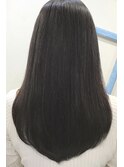 艶感ブラックおすすめ◎髪質改善ナチュラルストレート