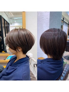 アヴァロン(AVALON) 【mag  ginza】絶壁解消！！横顔美人なオトナのショートボブ52