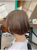 きれいボブ☆ベージュで柔らかく