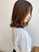 ラシアヘアー(LASIA HAIR)&nbsp;【LASIA大分】韓国風くびれミディアム/透明感ヌーディーベージュ