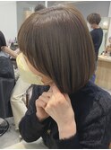 olive beige♪/ショートボブ/透明感カラー/ニュアンスカラー
