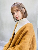 ケイト(kate) 【kate 大宮】内巻きショート×ミルクティーベージュ