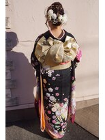 ランコントレ 千代 成人式お着付