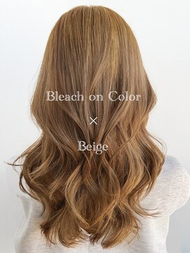 サラジュ 仁川店(SARAJU) ブリーチありのダブルカラー 透明感たっぷりベージュ