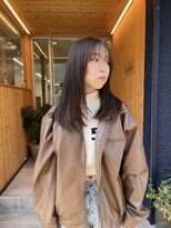 オアシス(oasis)&nbsp;【oasisマミ】透明感抜群暗めベージュカラー/レイヤーカット